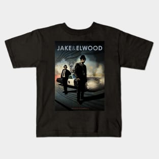 Jake & Elwood - Dodge Monaco bluesmobile - Car Legends Kids T-Shirt